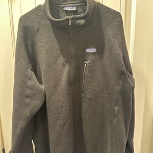 Patagonia Better Sweater Black Fleece Quarter-Zip